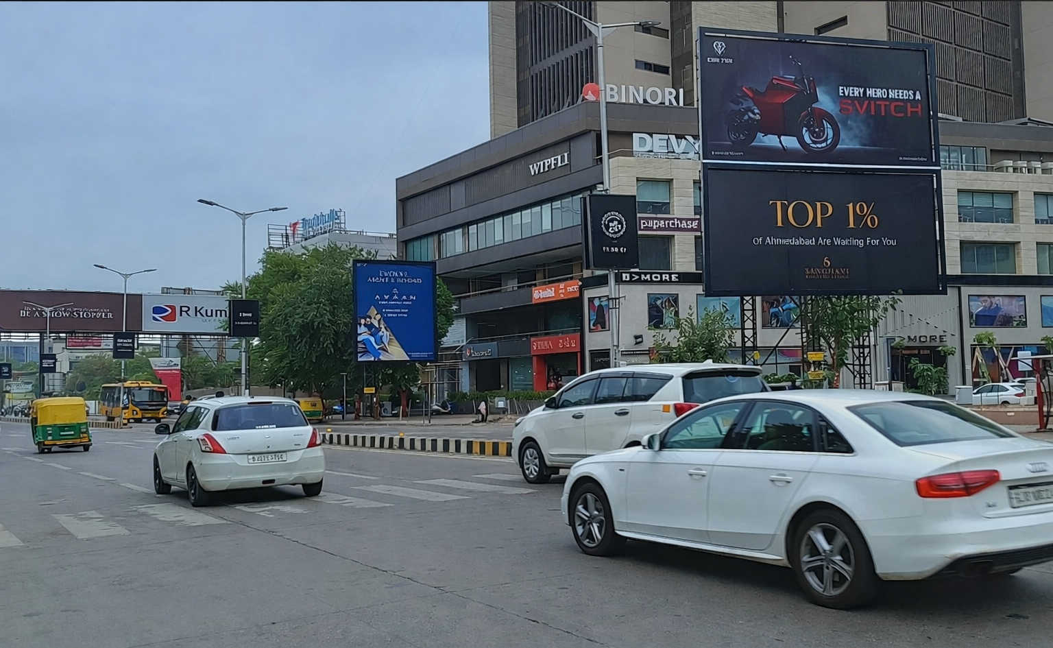 Outdoor advertising billboard